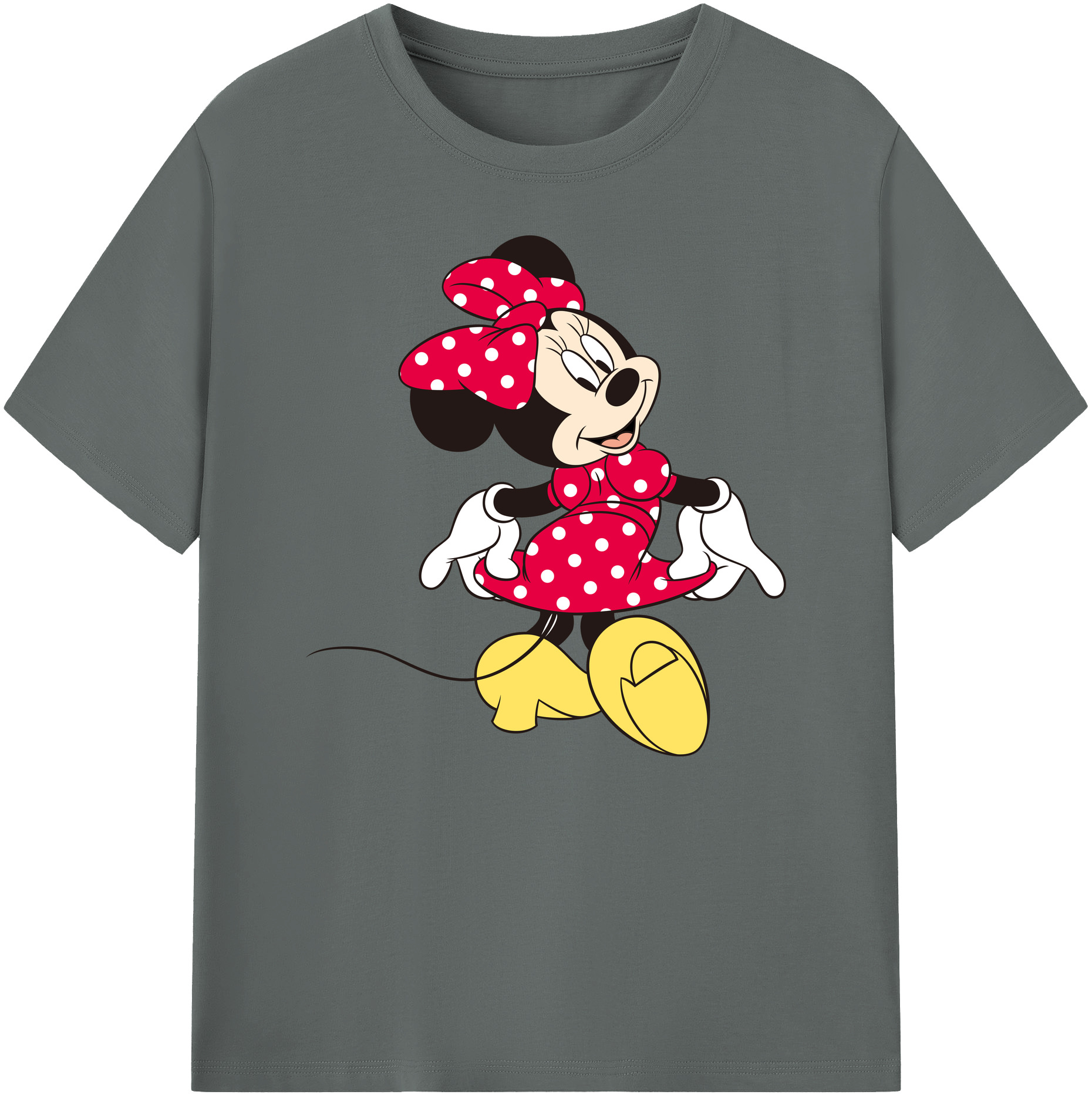 ミッキーマウス Mickey Mouse 綿100％ メンズ半袖Tシャツ｜肌触りやわらか＆通気性